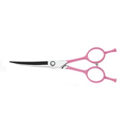 Ножницы CatGroom Pink Curved